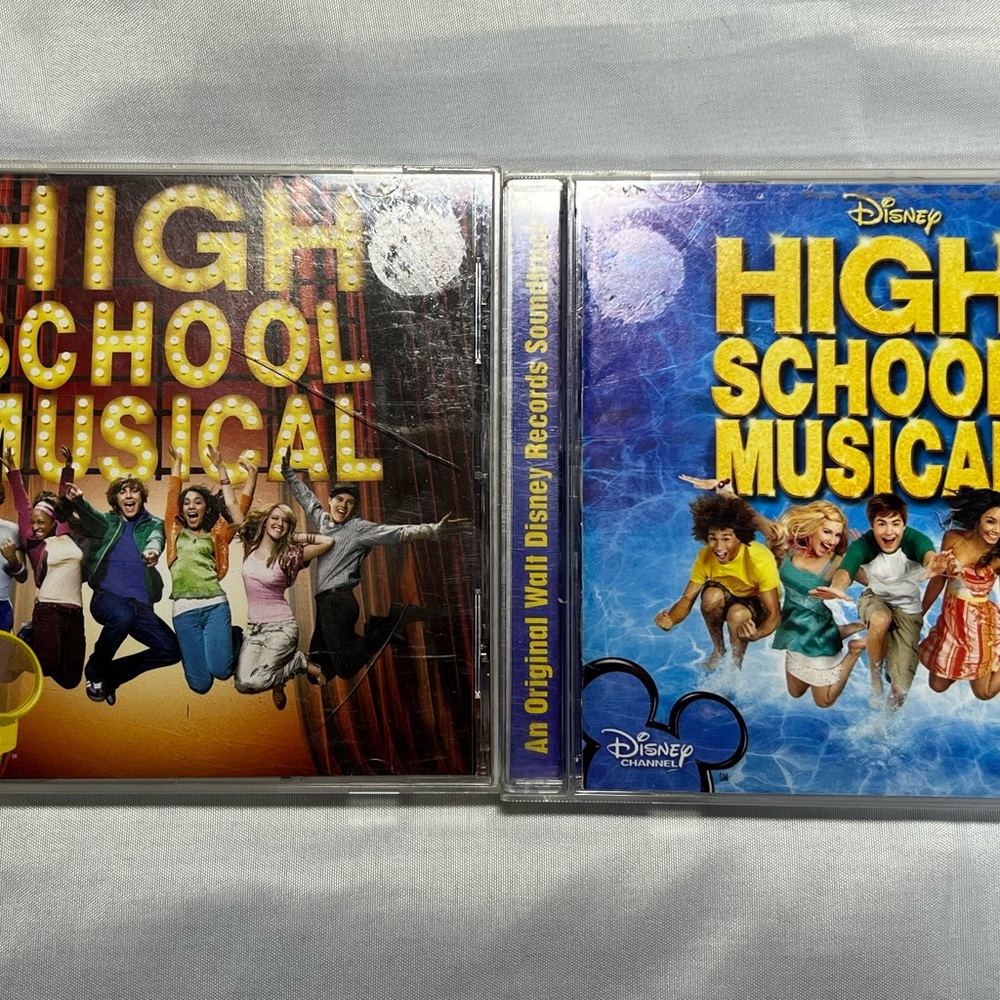 High School Musical 1 & 2 Soundtrack CDs 2006 2007 Disney Channel Pop